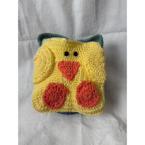 crochet baby chick bag, Easter bag, small handbag handmade,